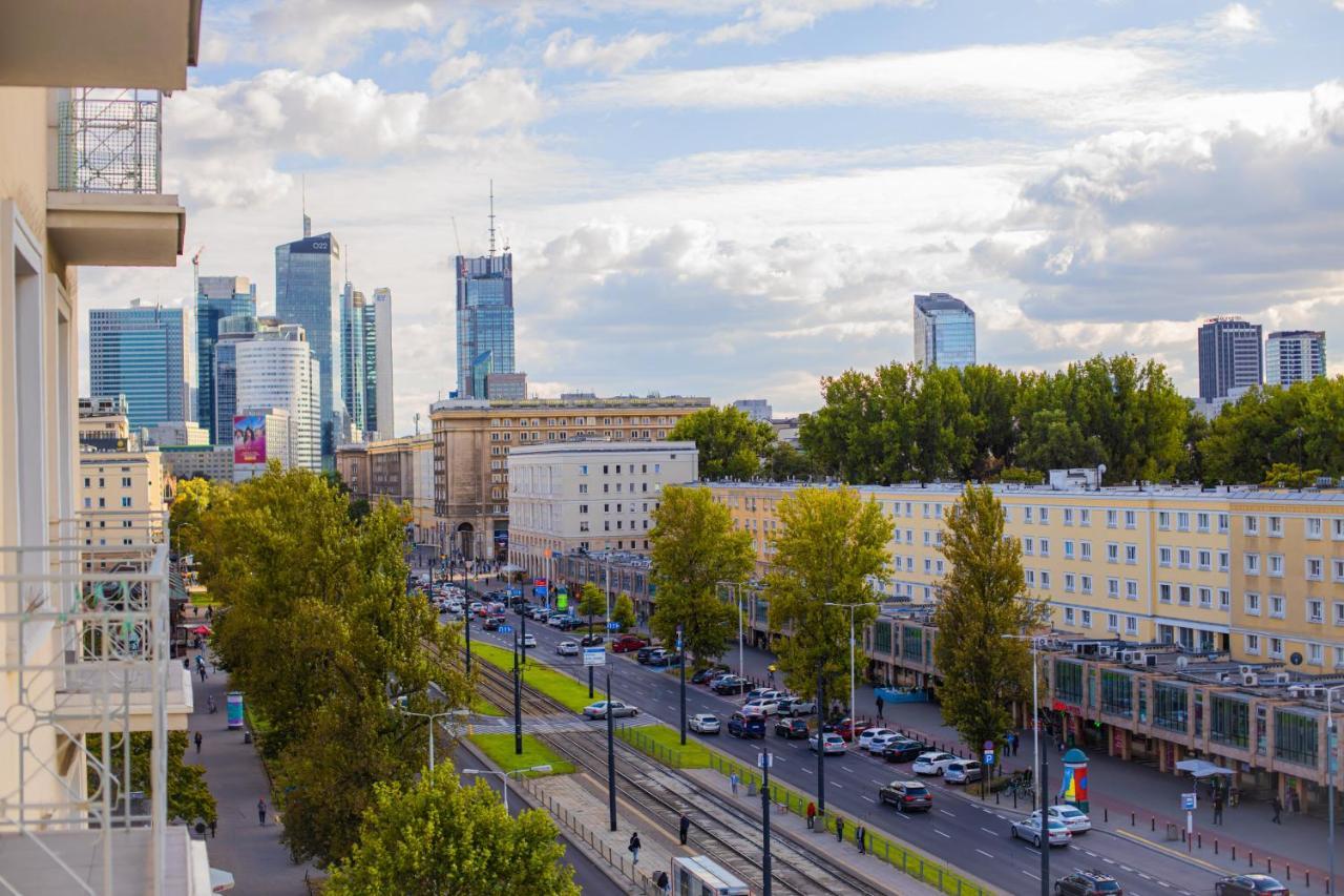 Large Flat. Great View. City Center. Warsawa Bagian luar foto